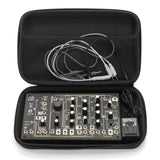 Make Noise 0-Coast Travel Case - Case open with synth